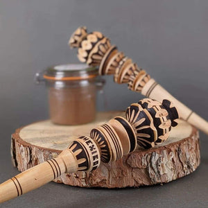 Traditional molinillo cacao whisk | handcrafted Mayan chocolate mixer